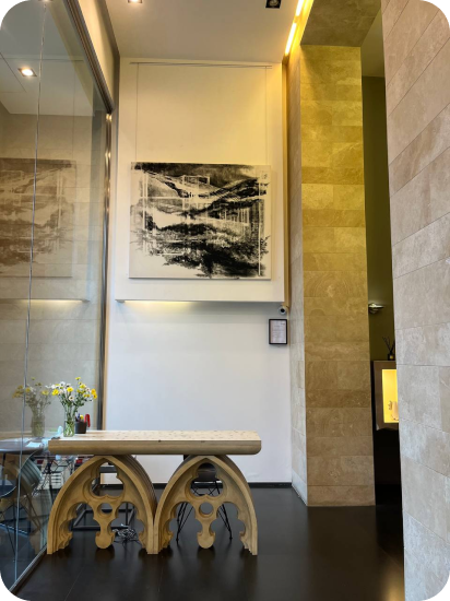 Canvas by the artist Shirin Heidarinezhad