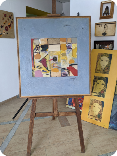 The painting by Artyom Sargsyan